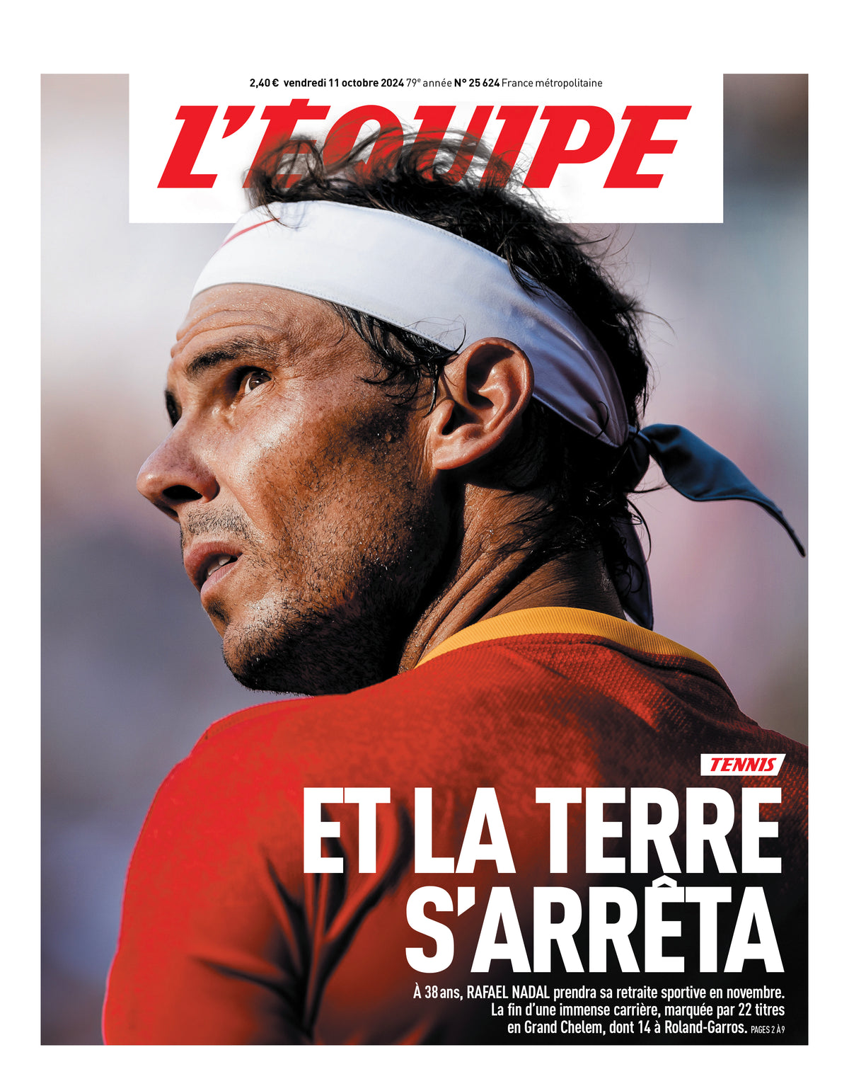 Tee Shirt Et la Terre s'arrêta - L'Equipe x Foot Dimanche