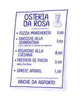 Tee Shirt Osteria Da Rosa - Foot Dimanche Napoli