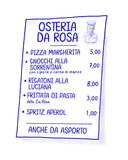 Tee Shirt Osteria Da Rosa - Foot Dimanche Napoli