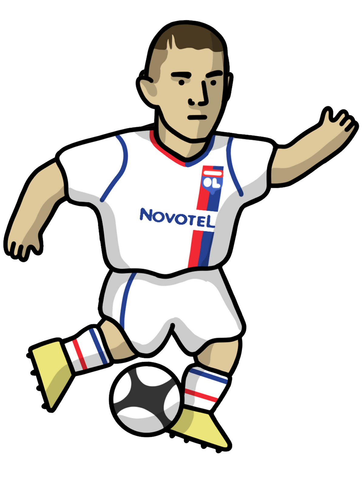 Chaussettes Benzema - Foot Dimanche x Clément Striano
