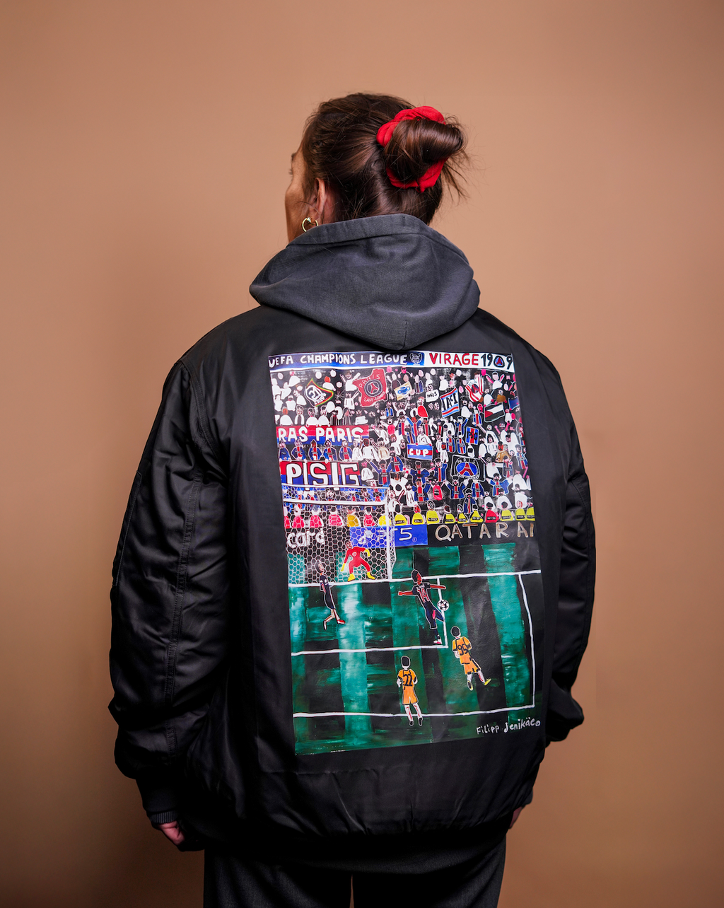 Bomber Parisien et Champion - Jenikäe x Foot Dimanche