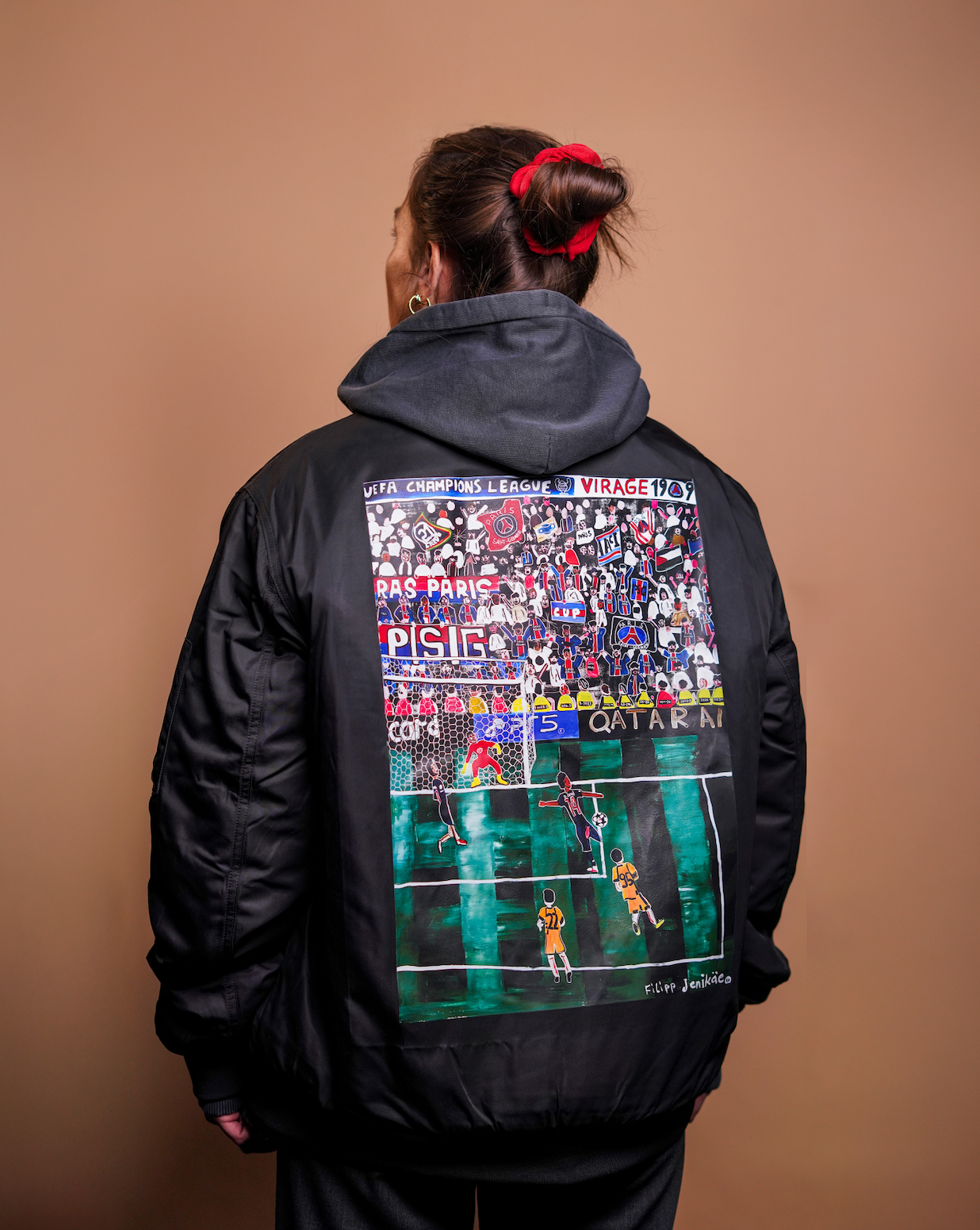Bomber Parisien et Champion - Jenikäe x Foot Dimanche