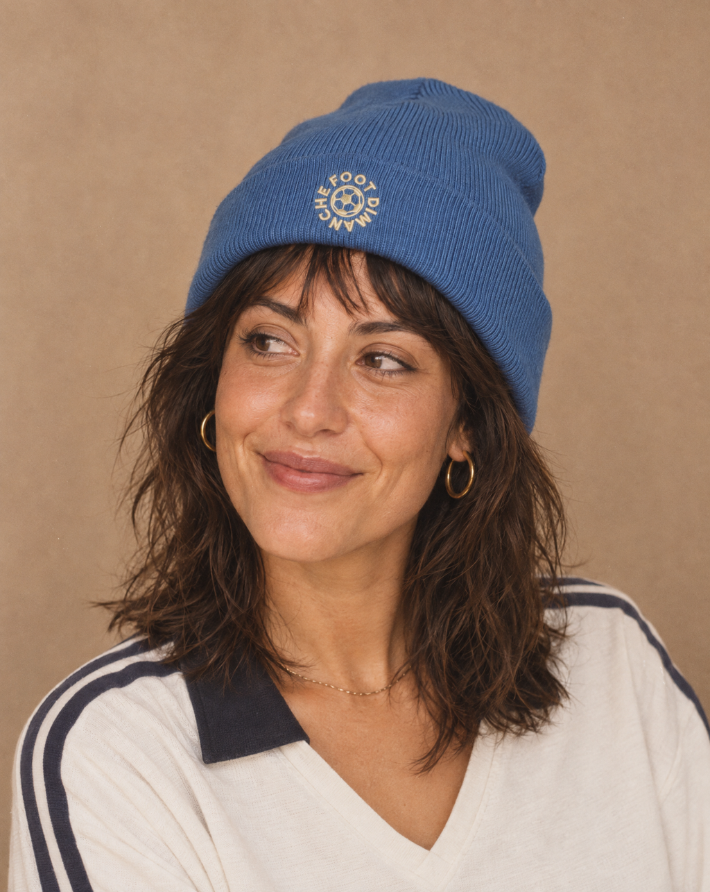 Bonnet Foot Dimanche brodé