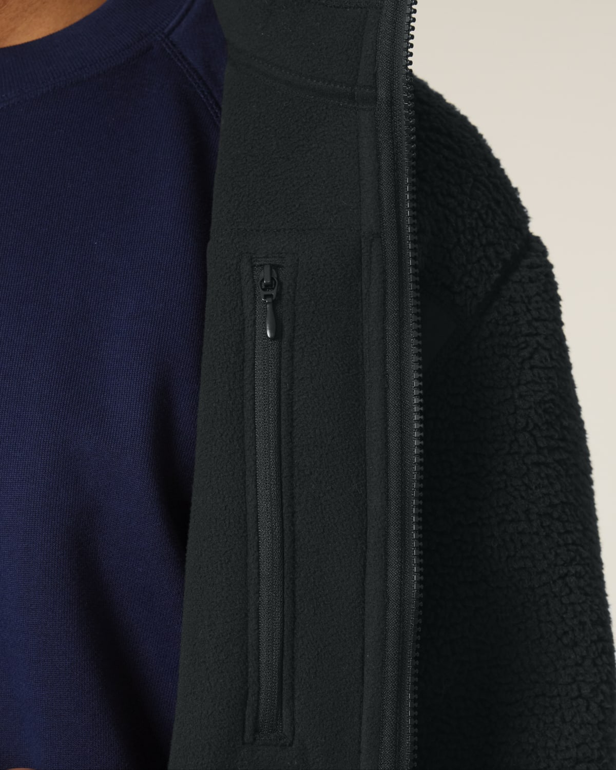 Veste Polaire Foot Dimanche brodée