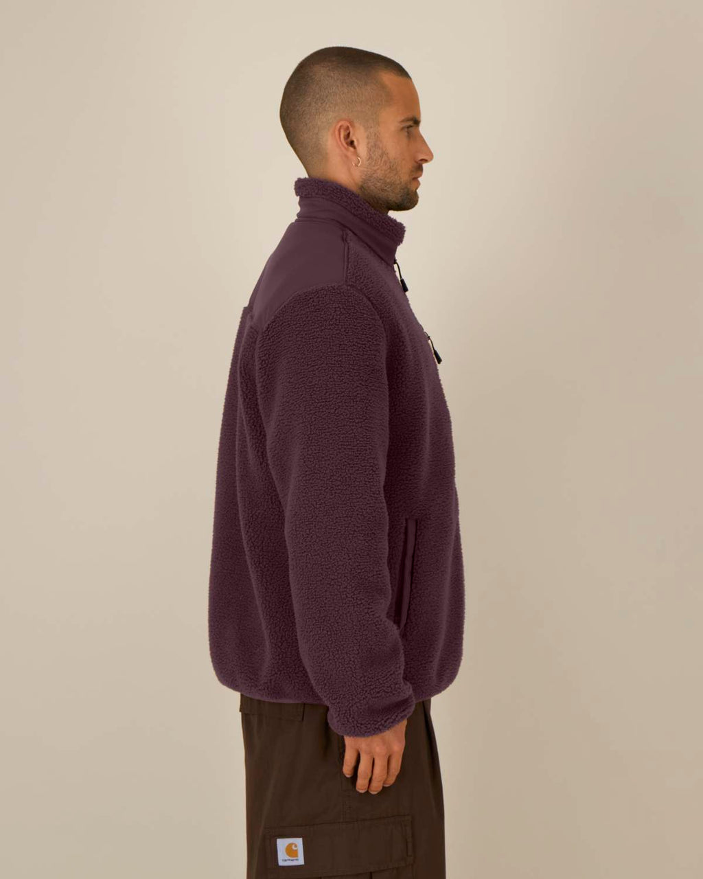 Veste Polaire Foot Dimanche brodée