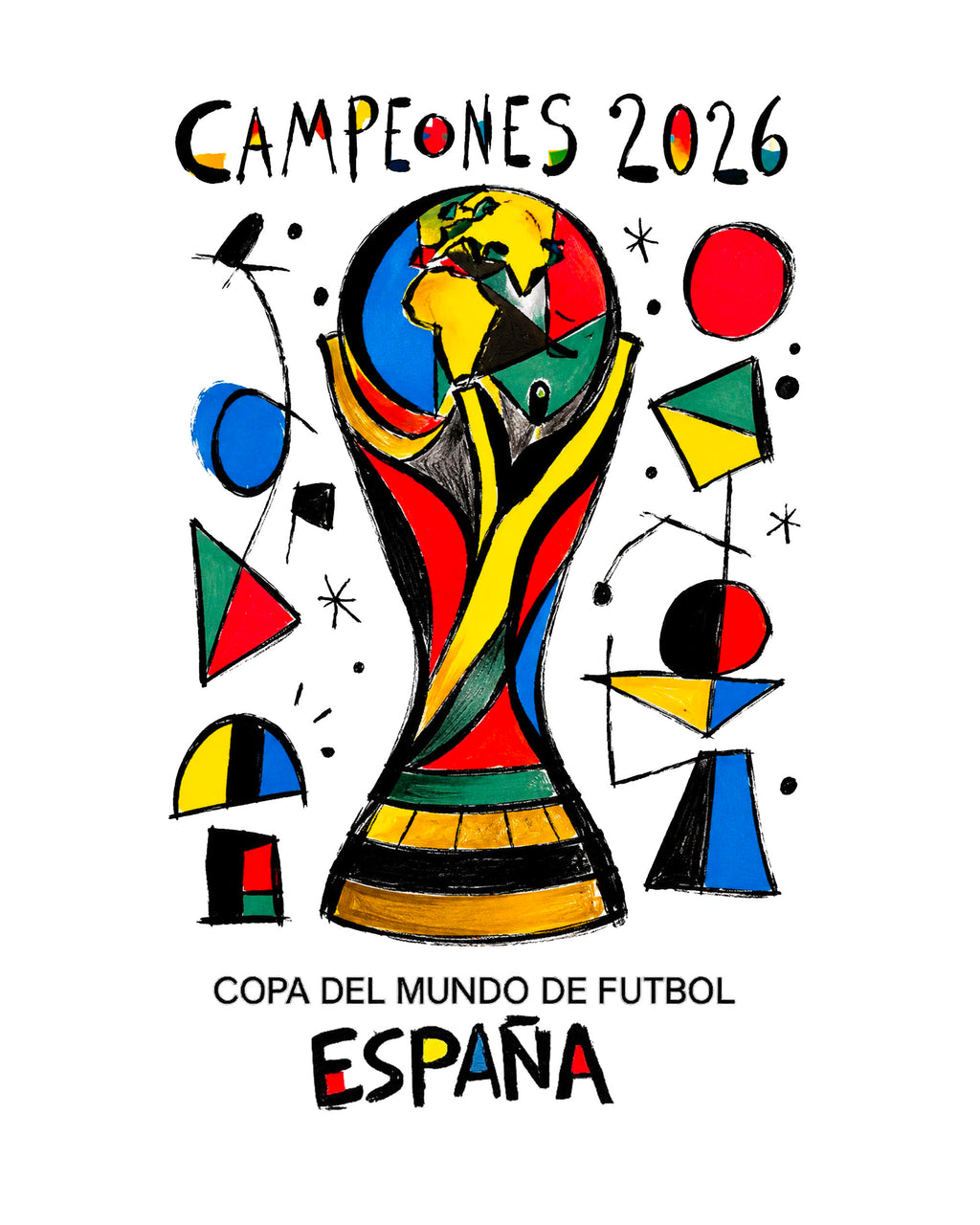 Tee Shirt Campeones 2026