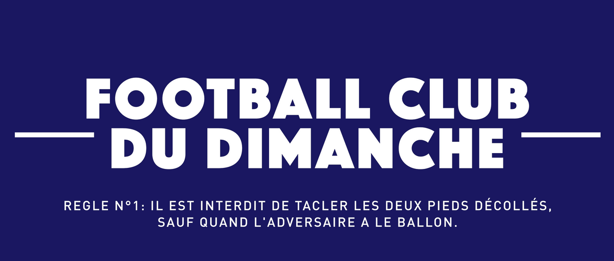 Sweat Interdit de tacler - Vrai Foot Day x Foot Dimanche