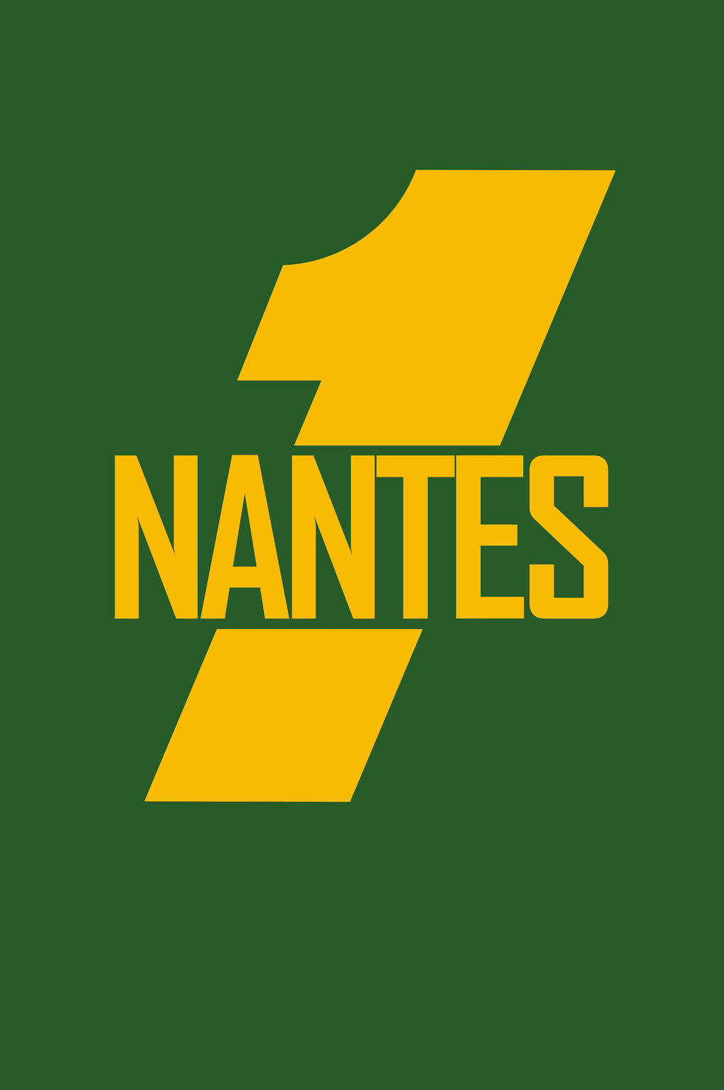 Poster Nantes Rétro
