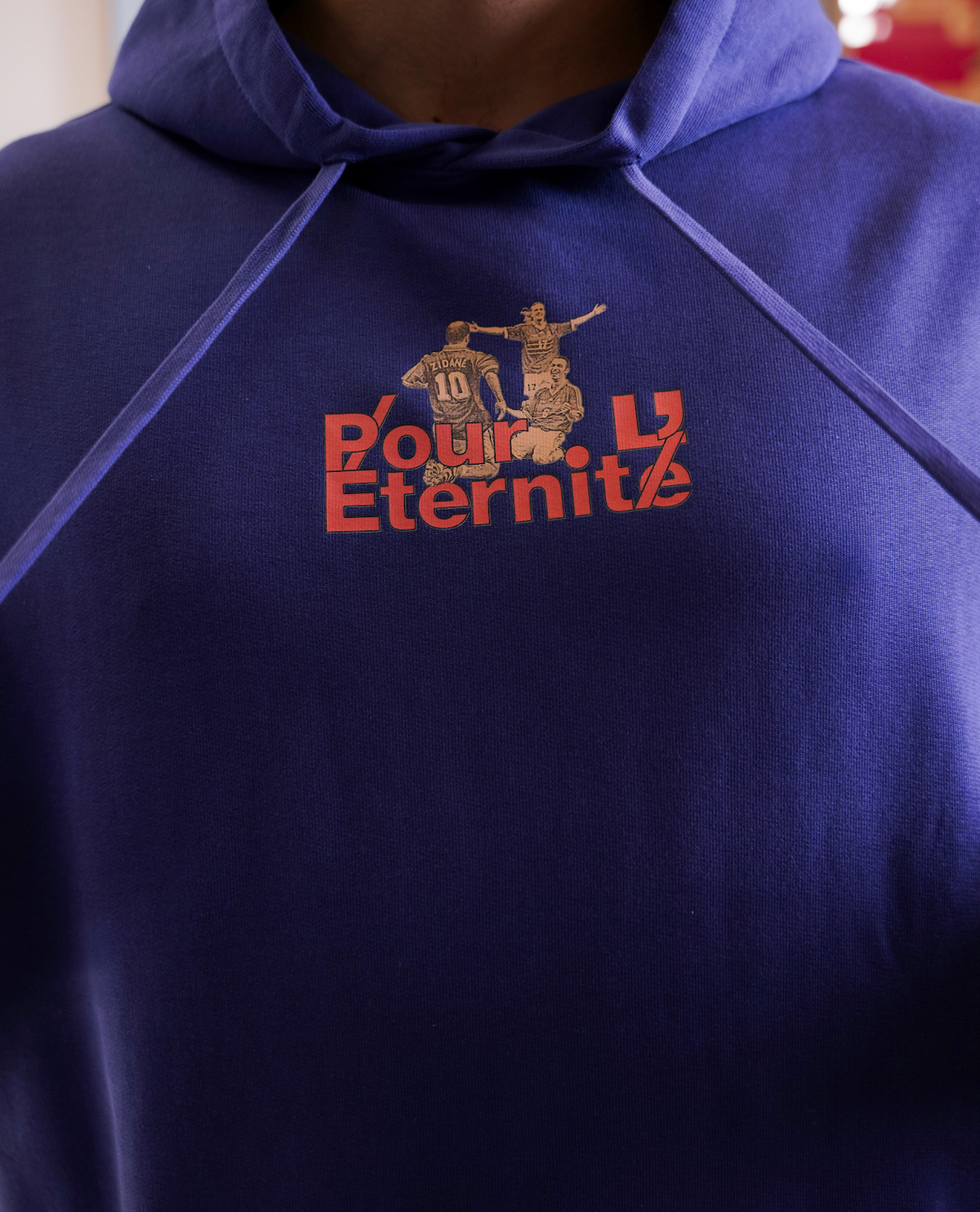 Sweat Capuche Pour l'éternité - L'Equipe x Foot Dimanche- version rouge