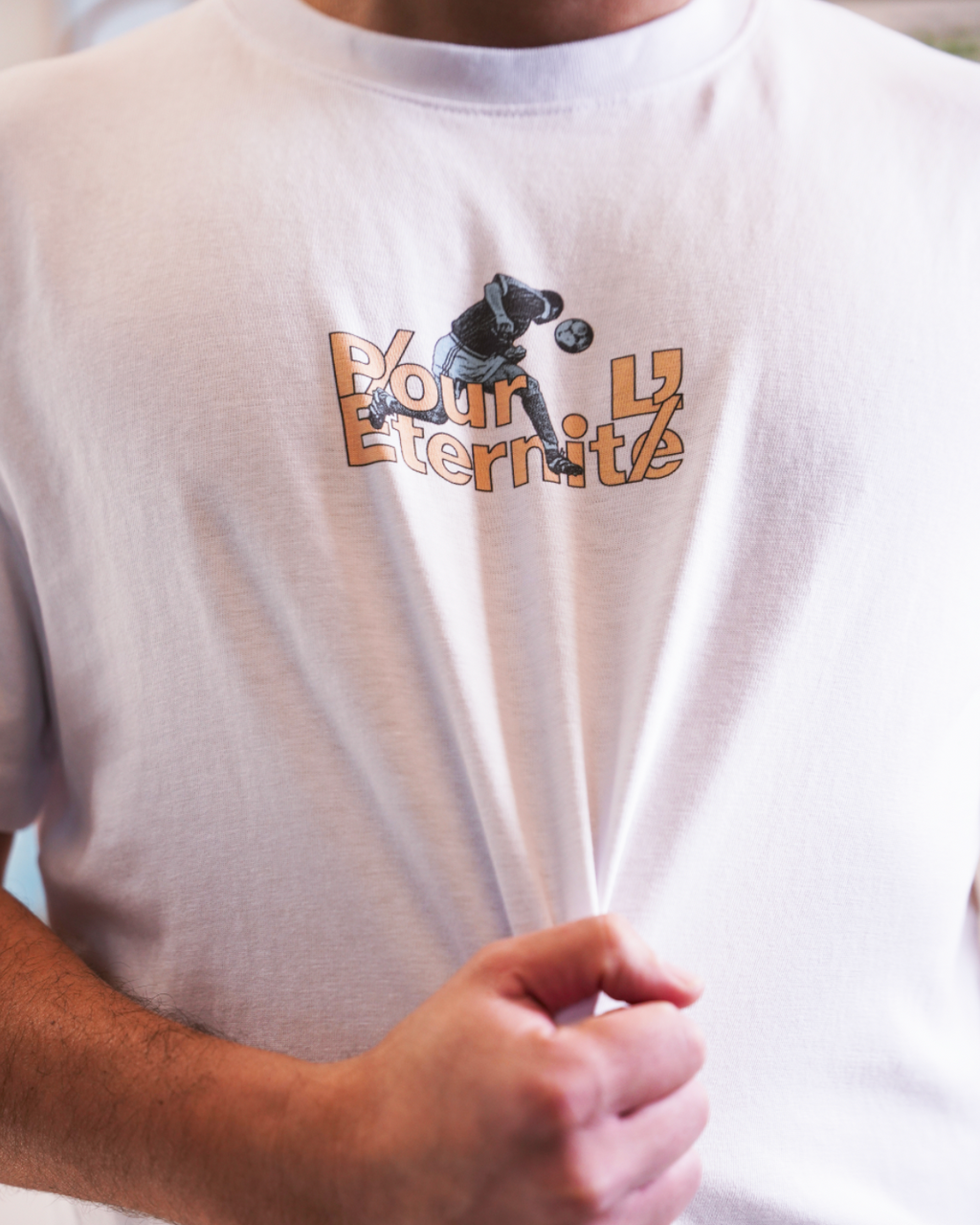 Tee Shirt Pour l'éternité - L'Equipe x Foot Dimanche - version bleue