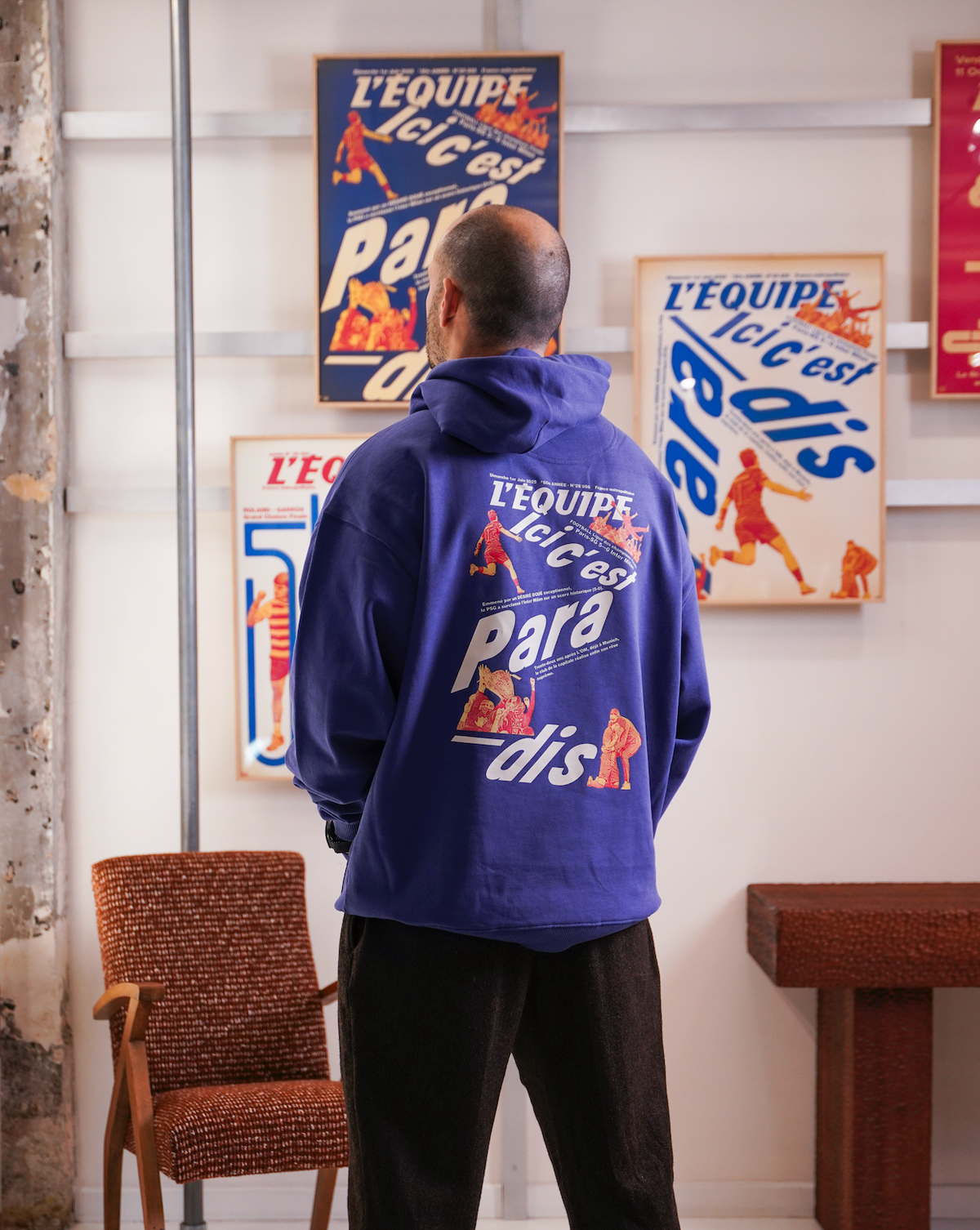 Sweat Capuche Ici c'est Paradis - L'Equipe x Foot Dimanche