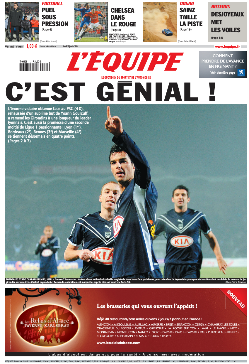 Tee Shirt C'est Genial - L'Equipe x Foot Dimanche