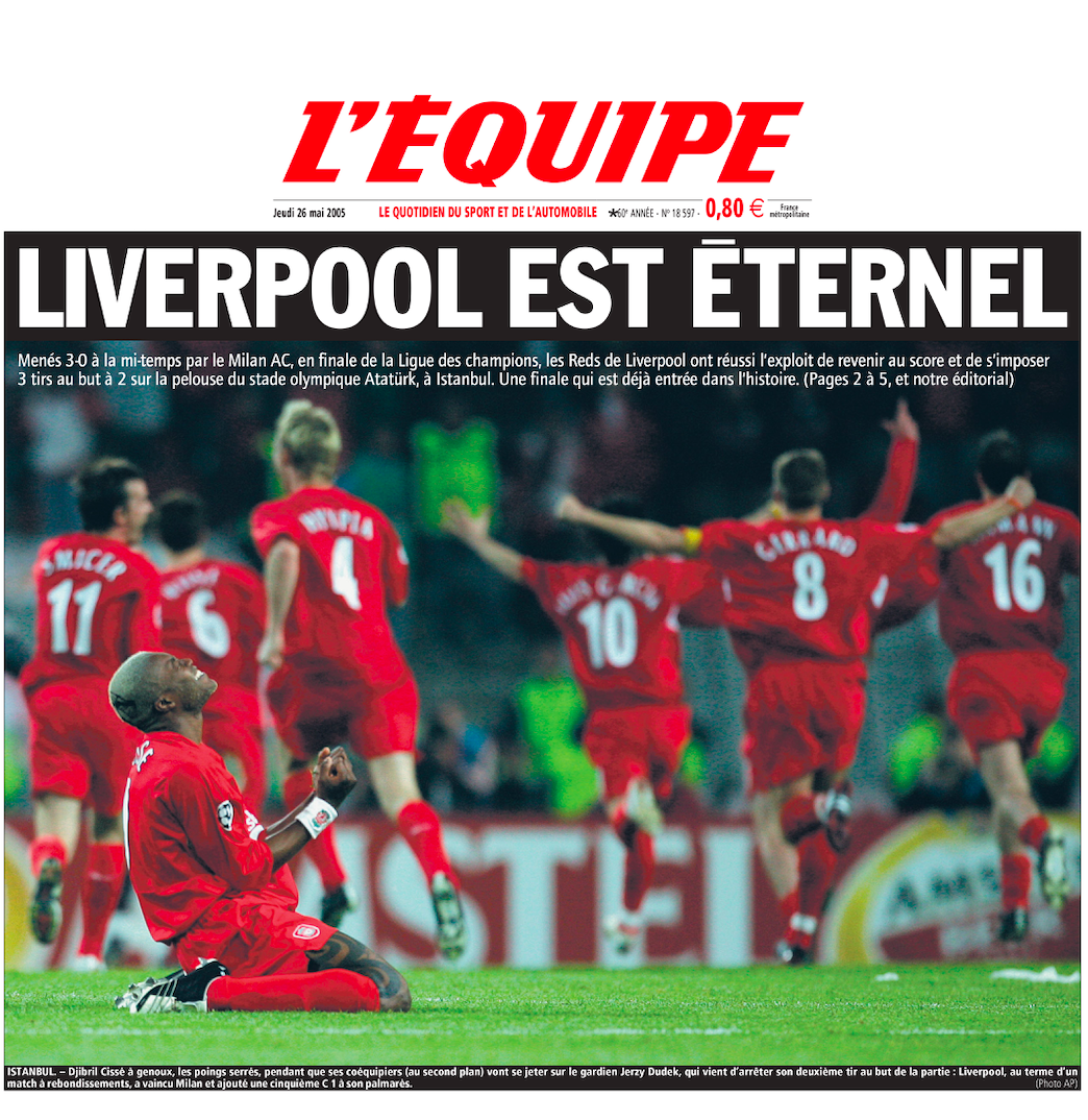 Tee Shirt Liverpool est éternel - L'Equipe x Foot Dimanche