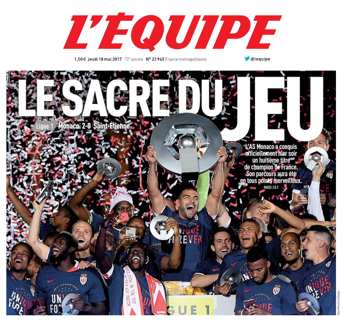 Tee Shirt Le Sacre du Jeu - L'Equipe x Foot Dimanche