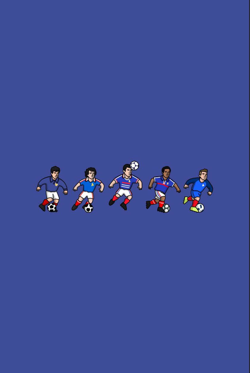 Poster France - Foot Dimanche x Clément Striano
