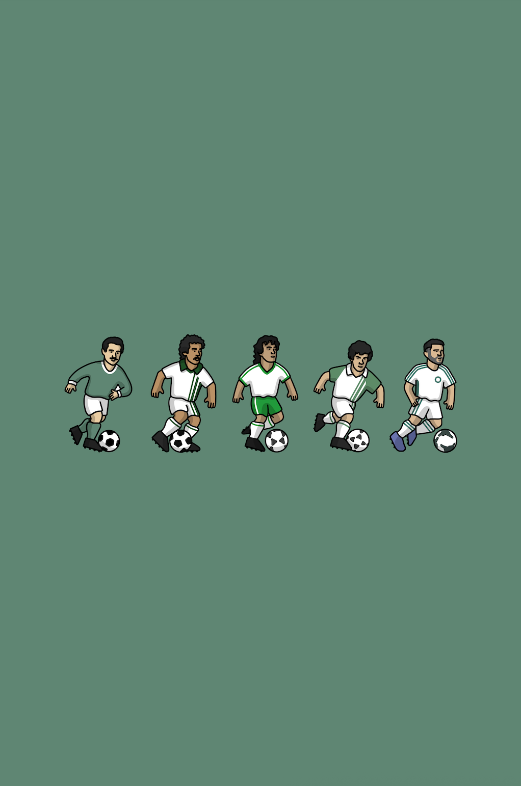 Tee Shirt Algérie - Foot Dimanche x Clément Striano
