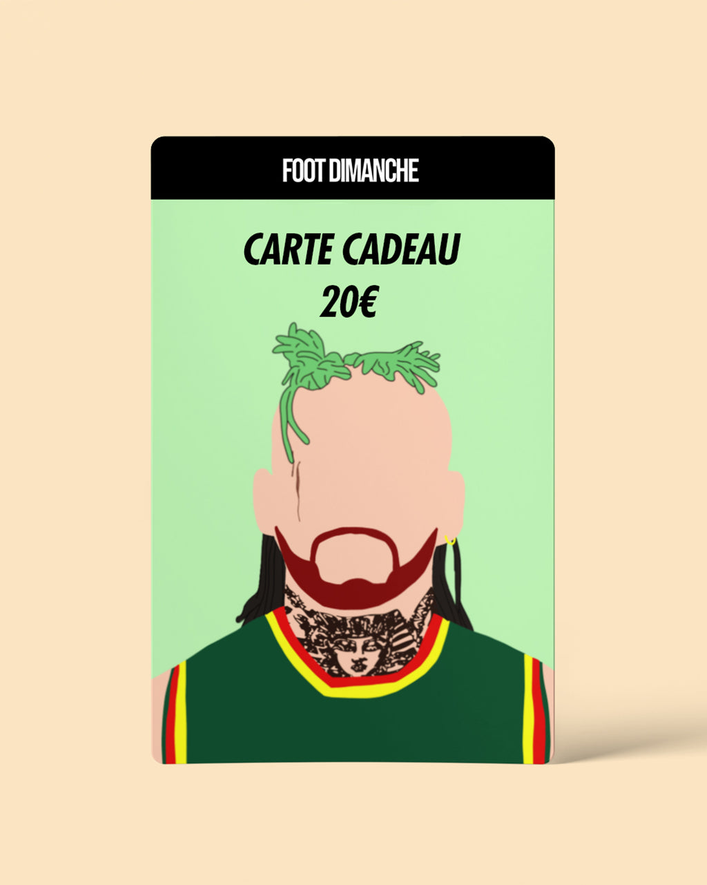 Carte Cadeaux Foot Dimanche 20