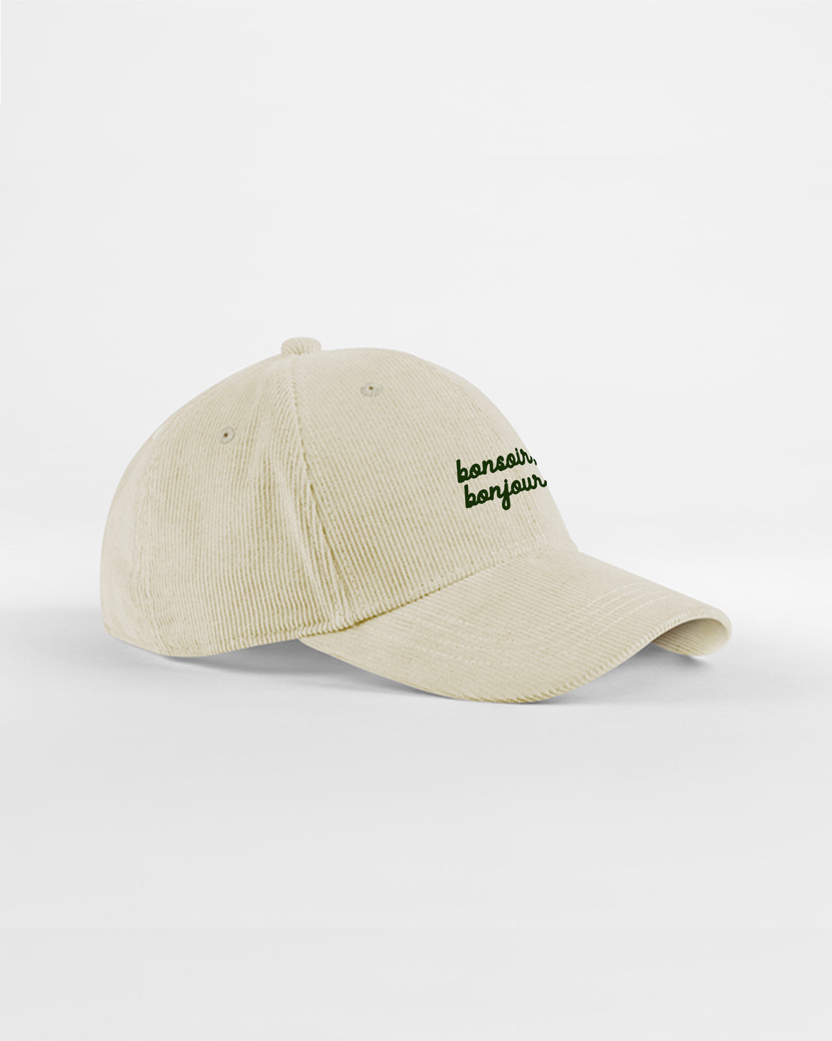 Casquette Bonsoir, Bonjour brodé - Cazarre x Foot Dimanche