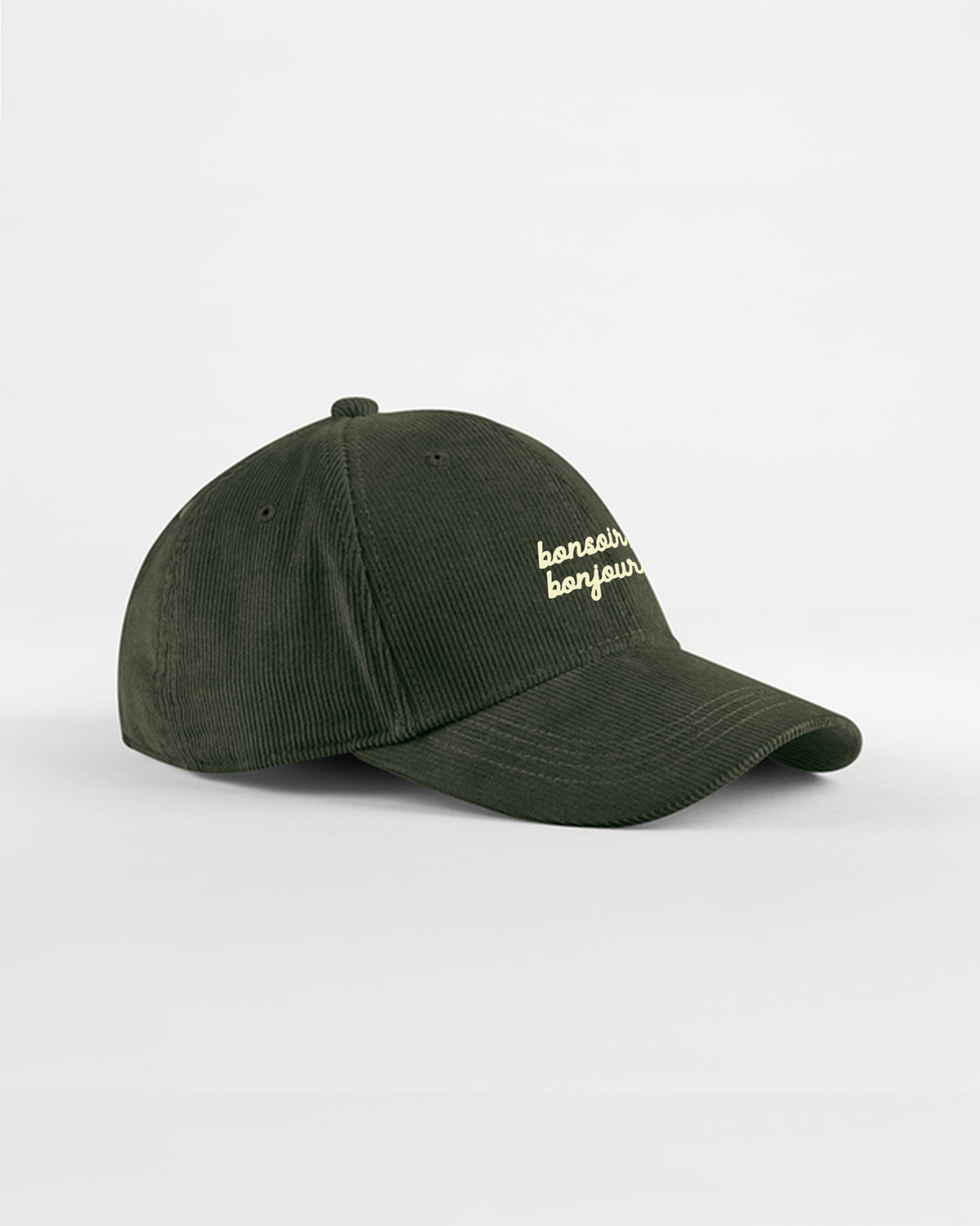Casquette Bonsoir, Bonjour brodé - Cazarre x Foot Dimanche