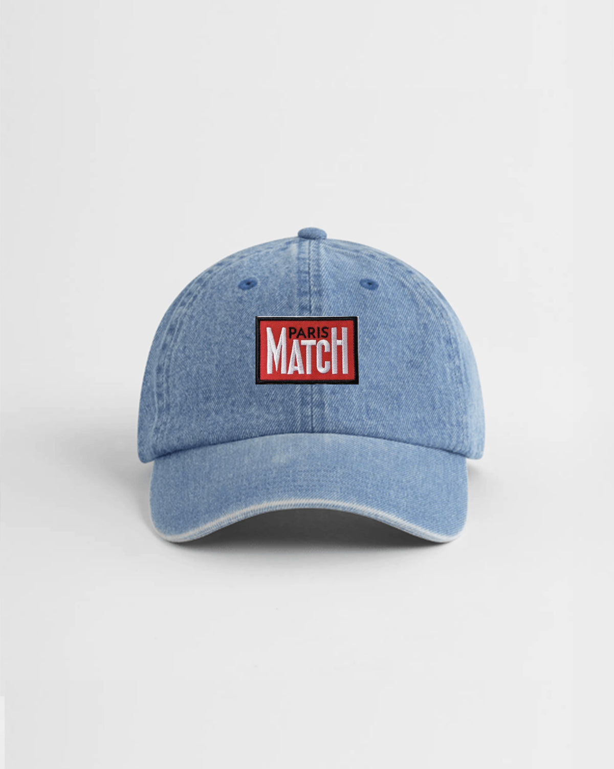 Casquette en jean Paris Match brodée