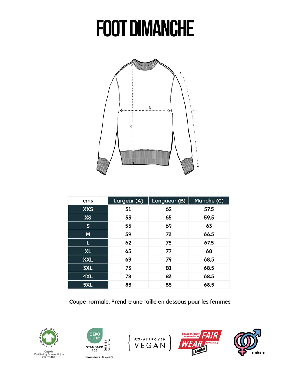 Sweat Énorme brodé - L'Equipe x Foot Dimanche