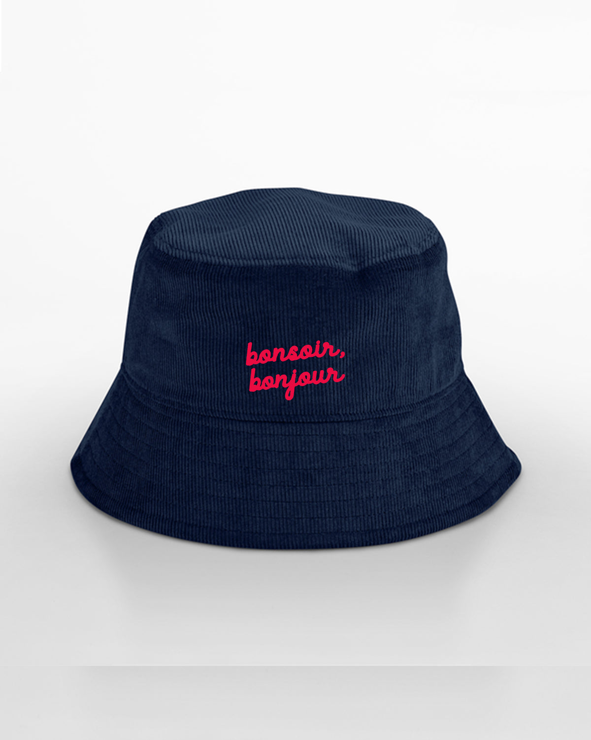 Chapeau Bob Bonsoir, Bonjour brodé - Cazarre x Foot Dimanche