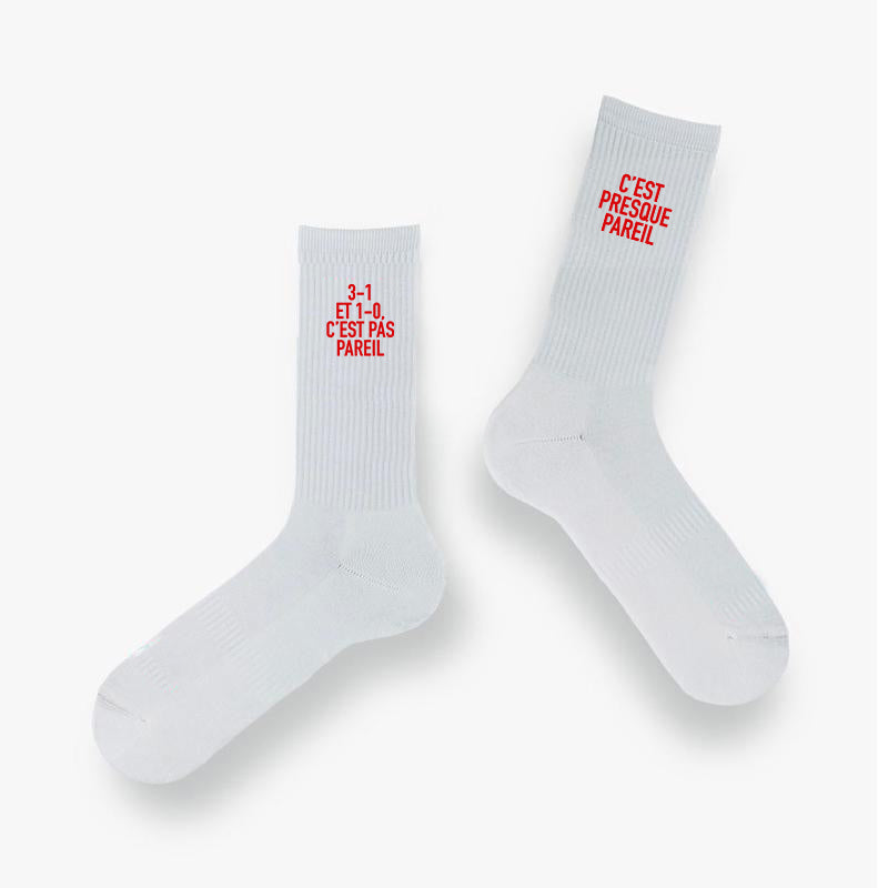 Chaussettes 3-1 et 1-0 c'est Presque Pareil - After Foot x Foot Dimanche