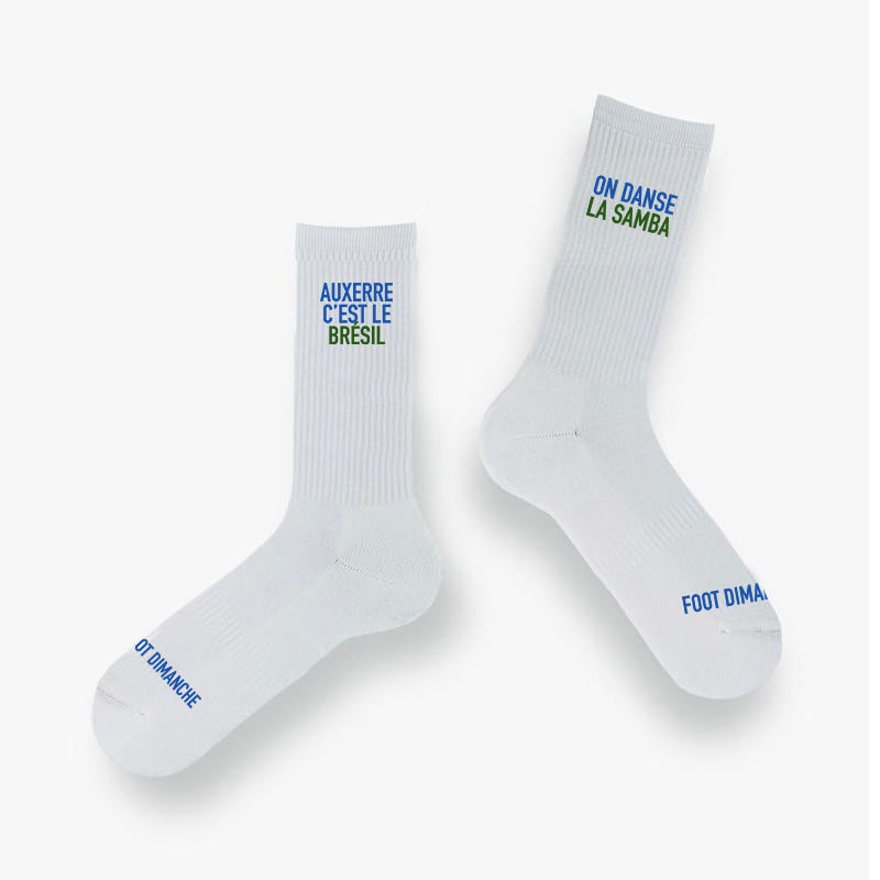 Chaussettes Auxerre c'est le Brésil