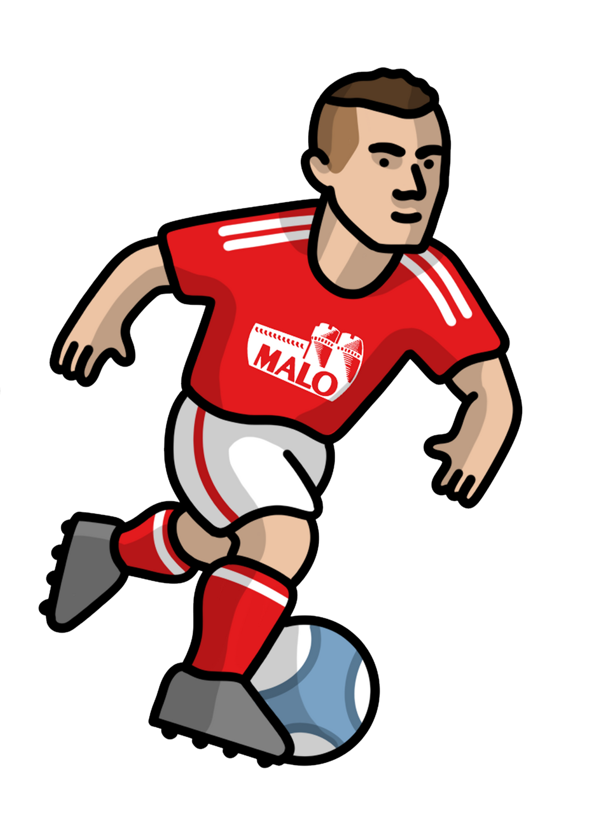 Chaussettes Brendan Chardonnet - Foot Dimanche x Clément Striano