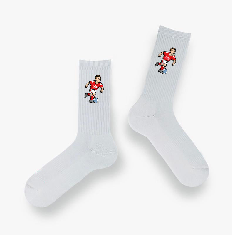 Chaussettes Brendan Chardonnet - Foot Dimanche x Clément Striano