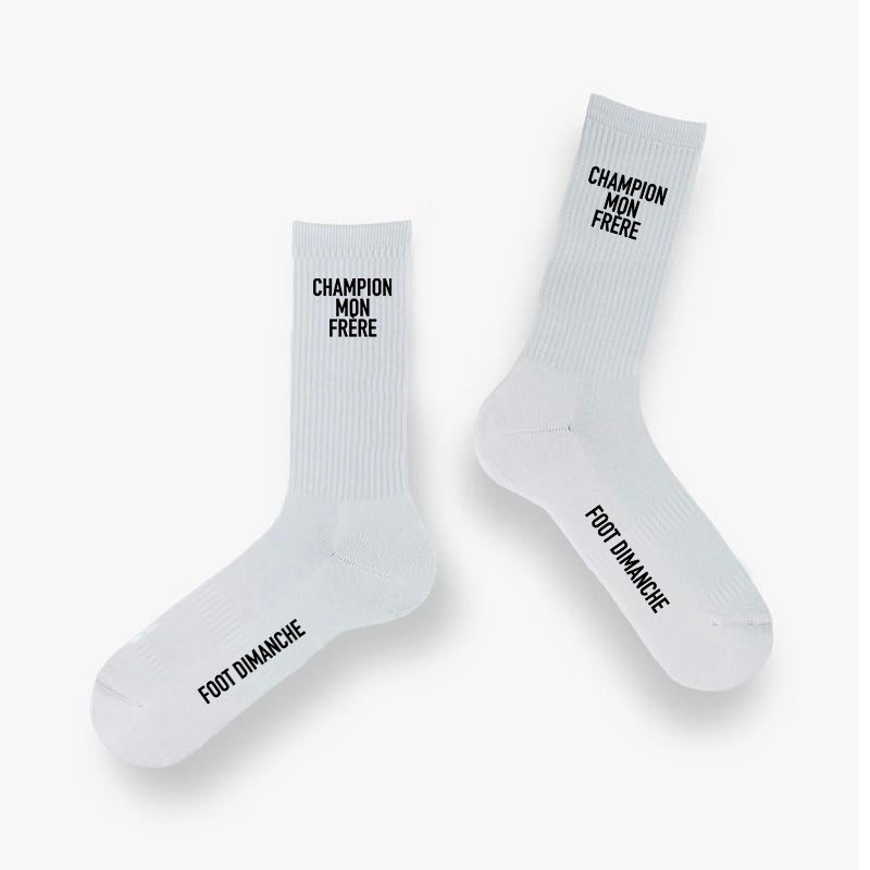 Chaussettes Champion mon frère - Foot Dimanche