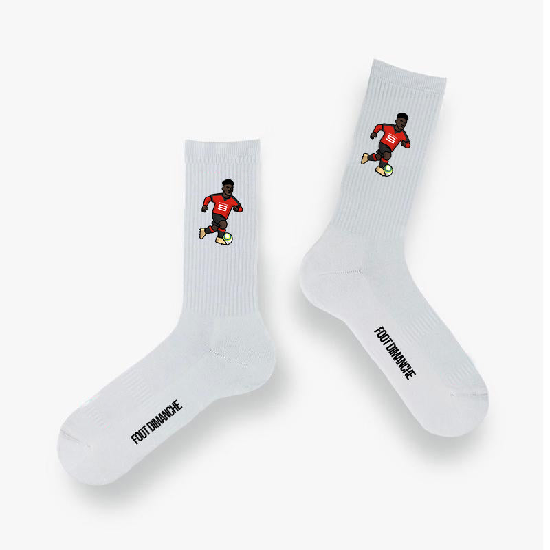 Pack 5 Chaussettes Rennes - Foot Dimanche x Clément Striano