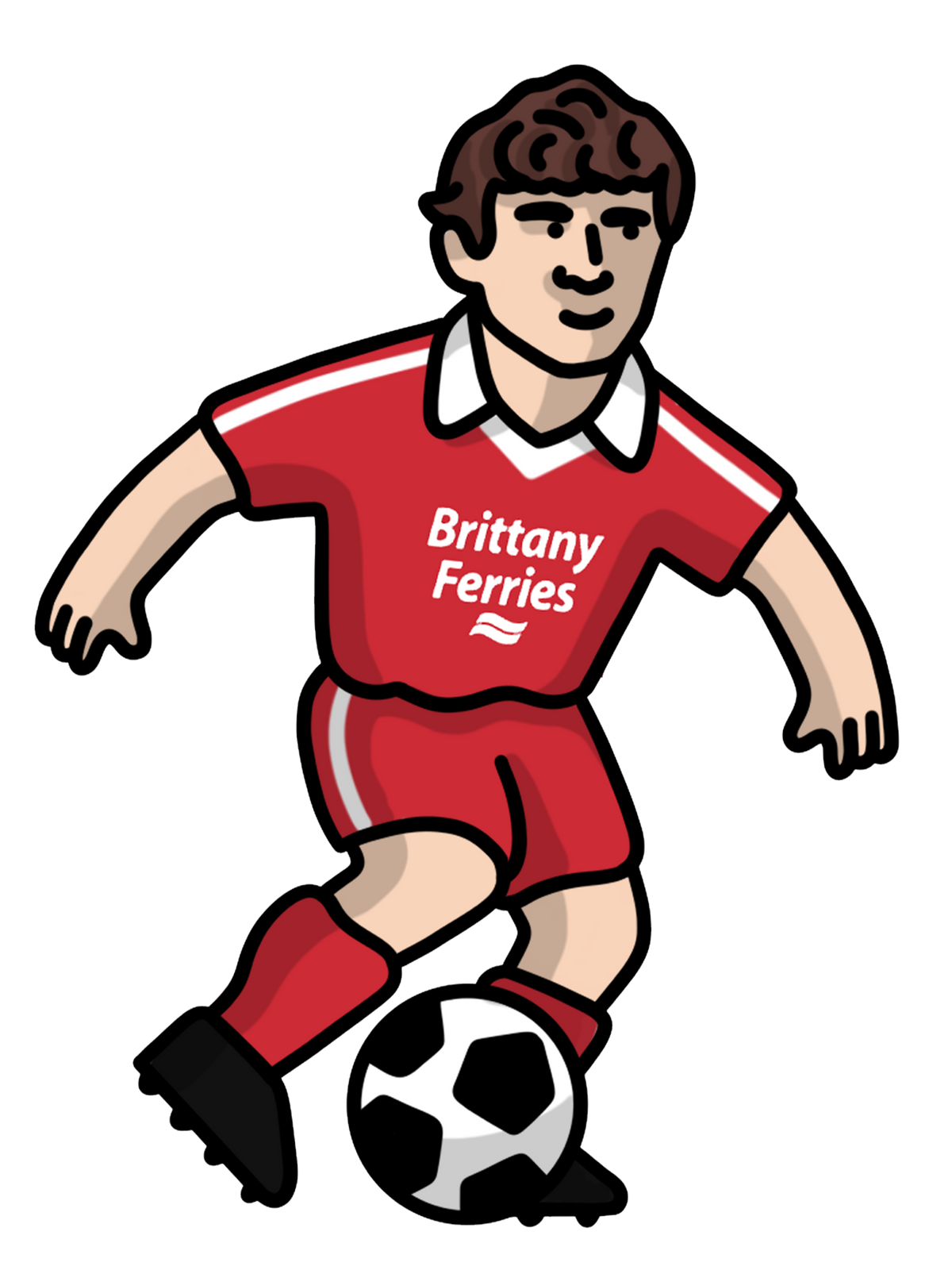 Pack 5 Chaussettes Brest - Foot Dimanche x Clément Striano