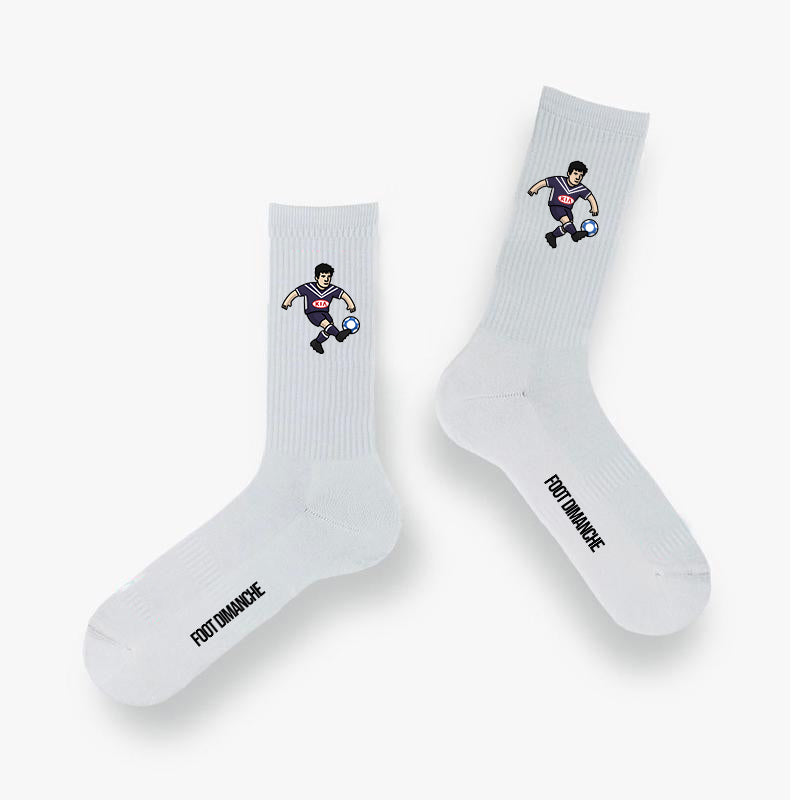 Pack 5 Chaussettes Bordeaux - Foot Dimanche x Clément Striano
