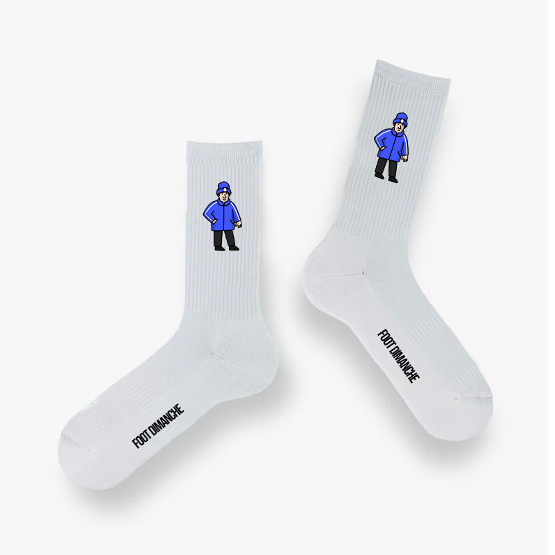 Chaussettes Guy Roux - Foot Dimanche x Clément Striano