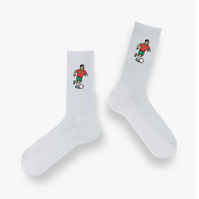 Chaussettes Hakimi - Maroc - Foot Dimanche x Clément Striano