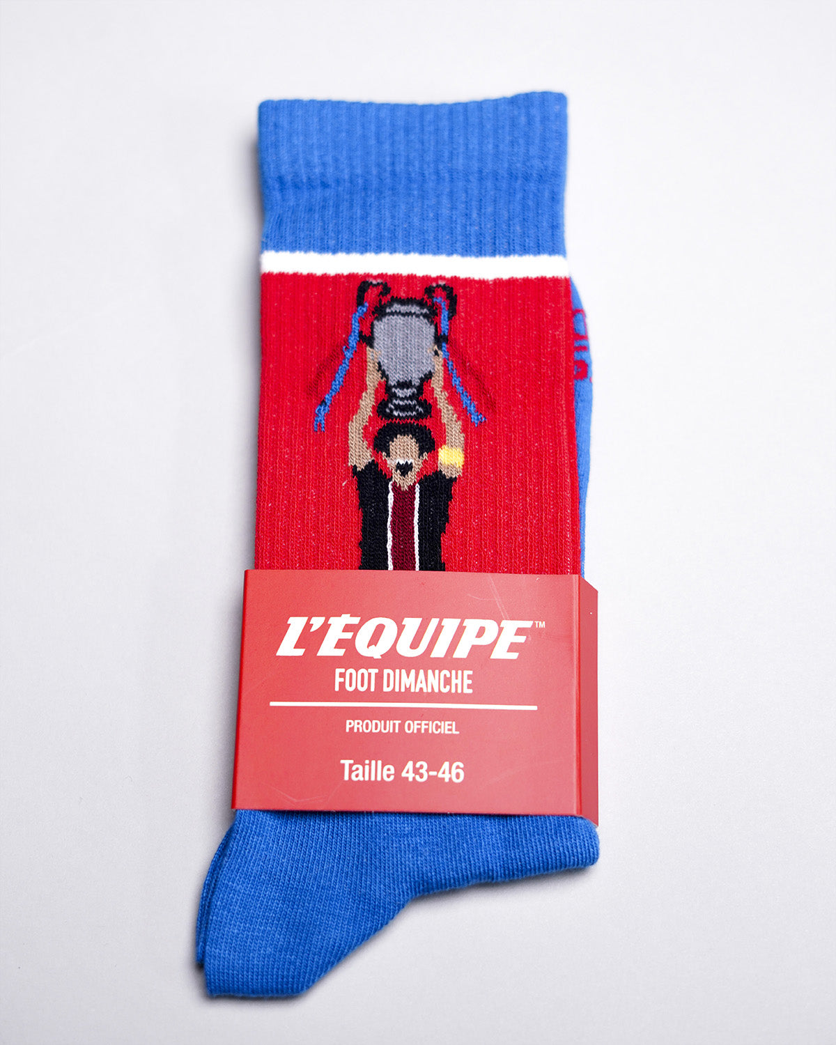 Chaussettes Ici c'est Paradis - L'Equipe x Foot Dimanche Image