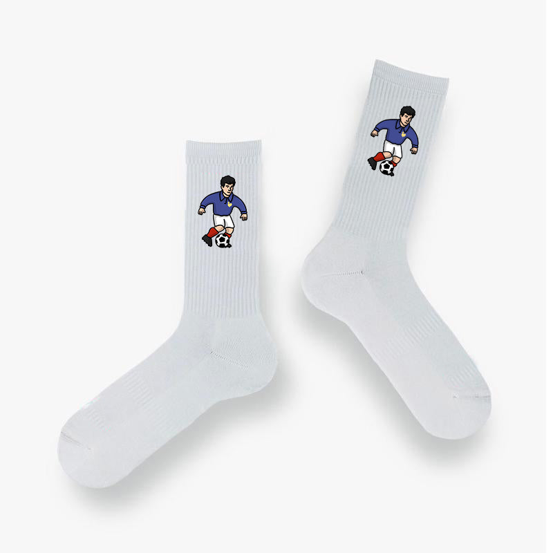 Pack 5 Chaussettes France - Foot Dimanche x Clément Striano
