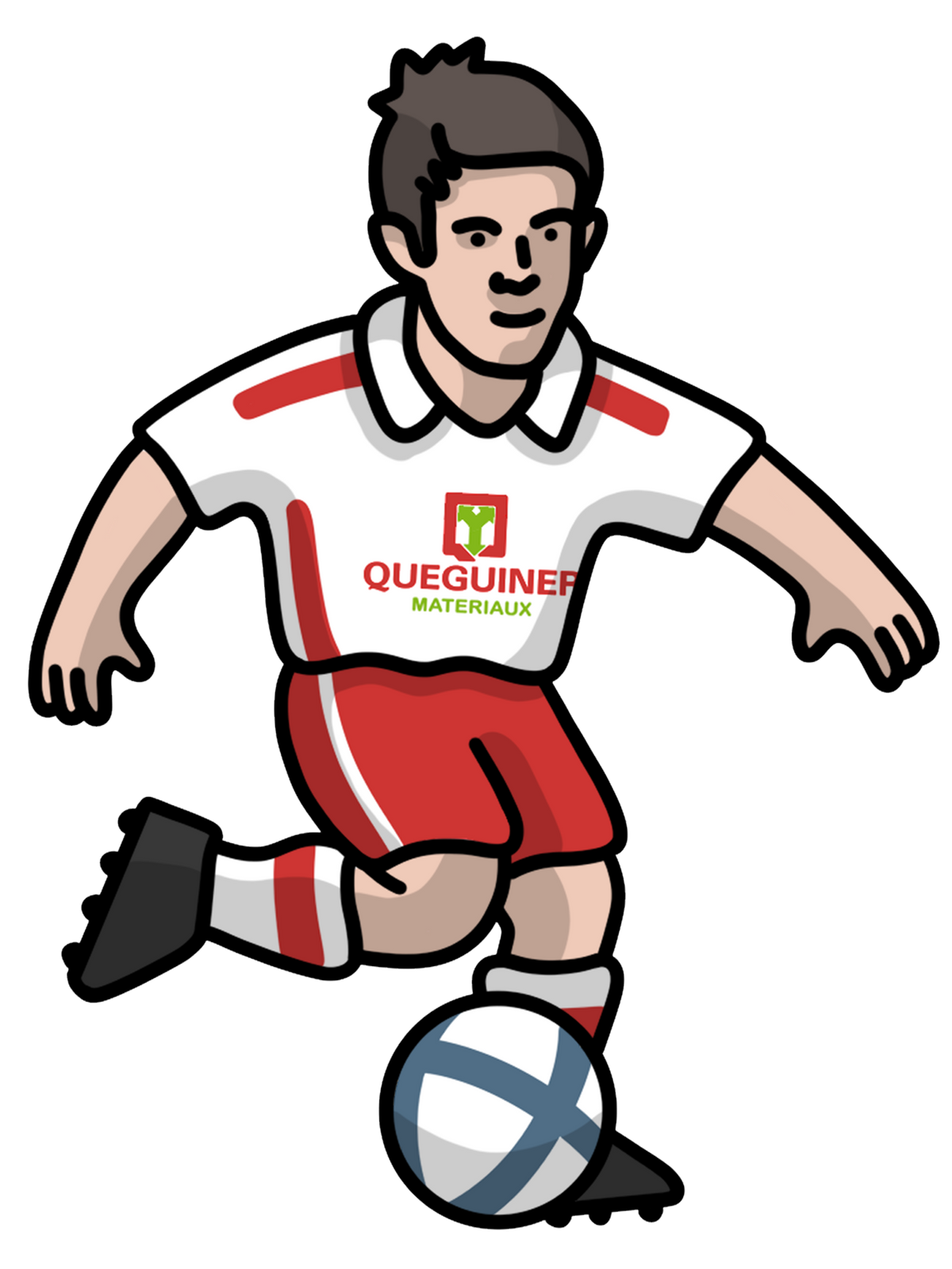 Chaussettes Nolan Roux - Foot Dimanche x Clément Striano