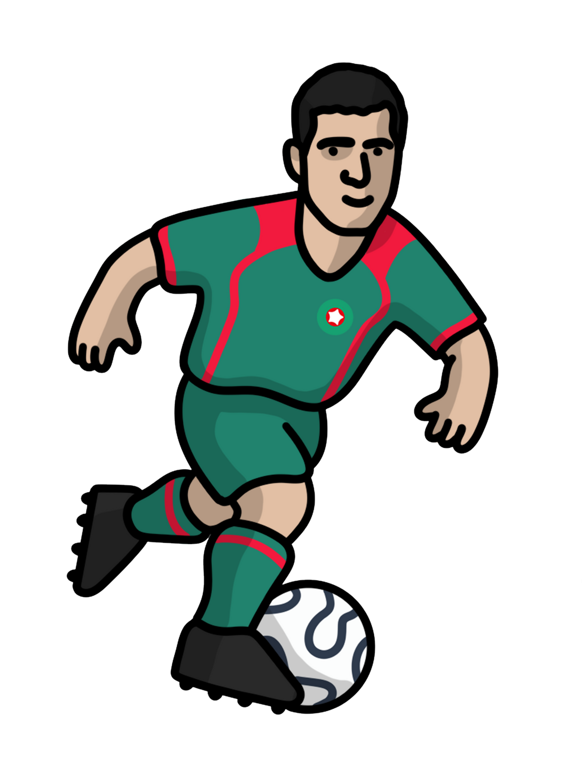 Pack 5 Chaussettes Maroc - Foot Dimanche x Clément Striano