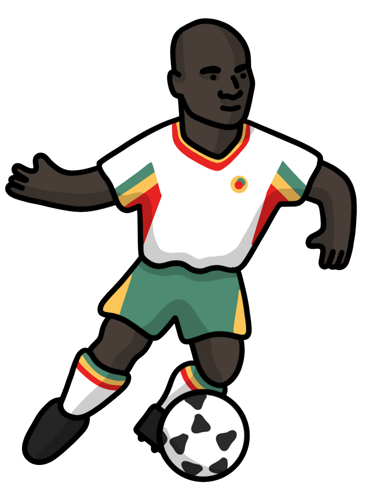 Pack 5 Chaussettes Sénégal - Foot Dimanche x Clément Striano