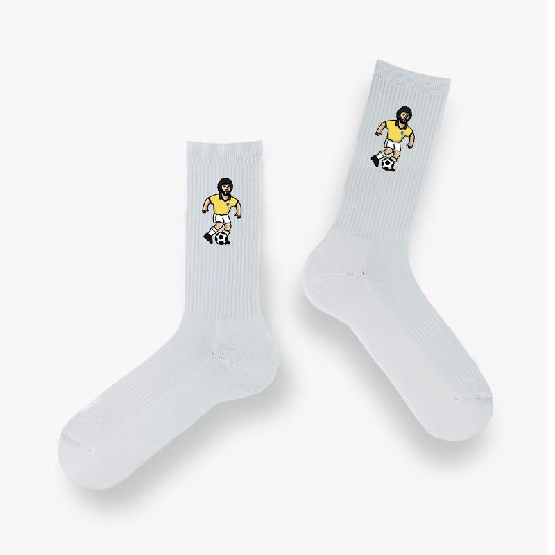 Chaussettes Socrates Brésil - Foot Dimanche x Clément Striano