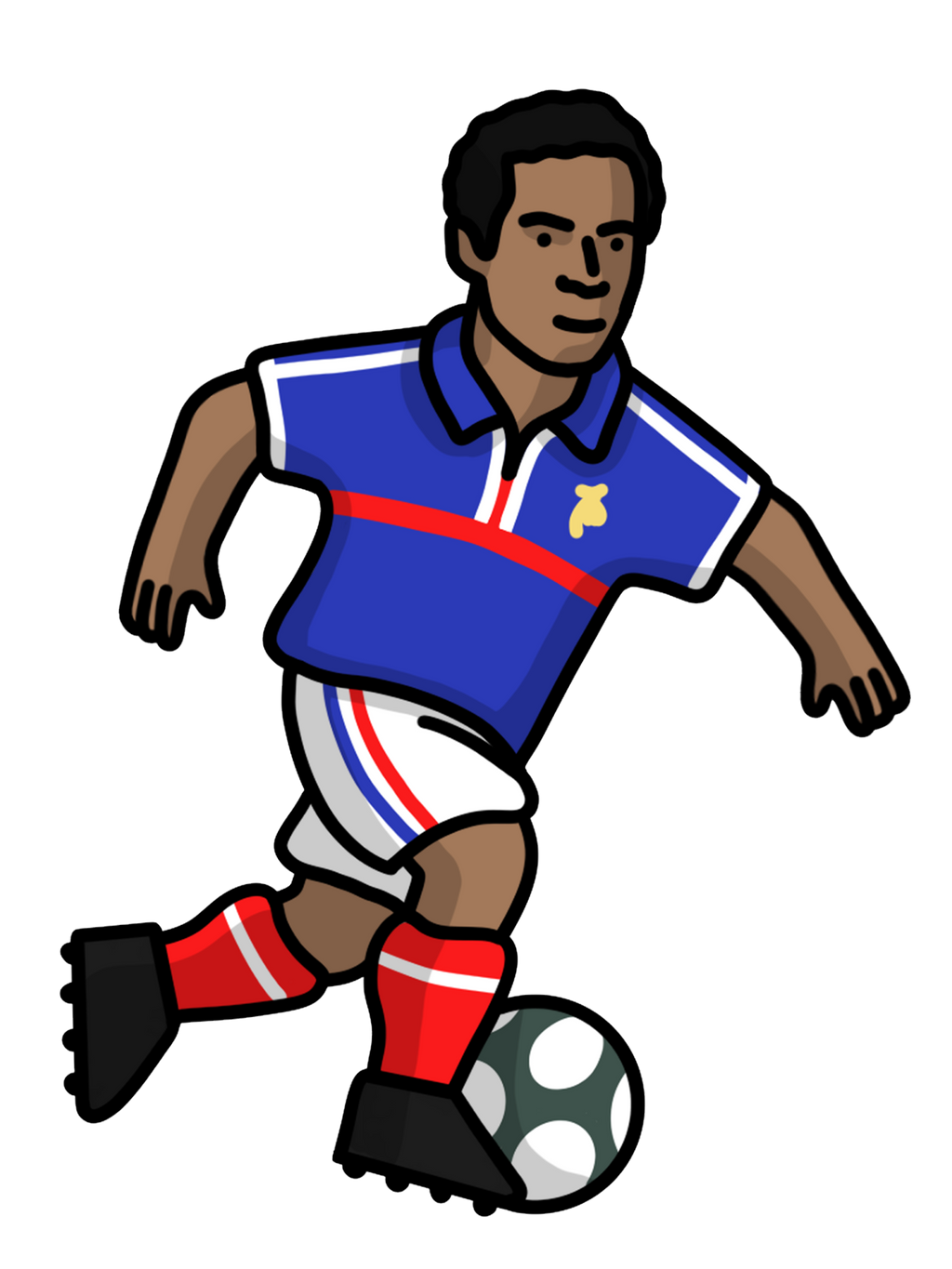 Pack 5 Chaussettes France - Foot Dimanche x Clément Striano