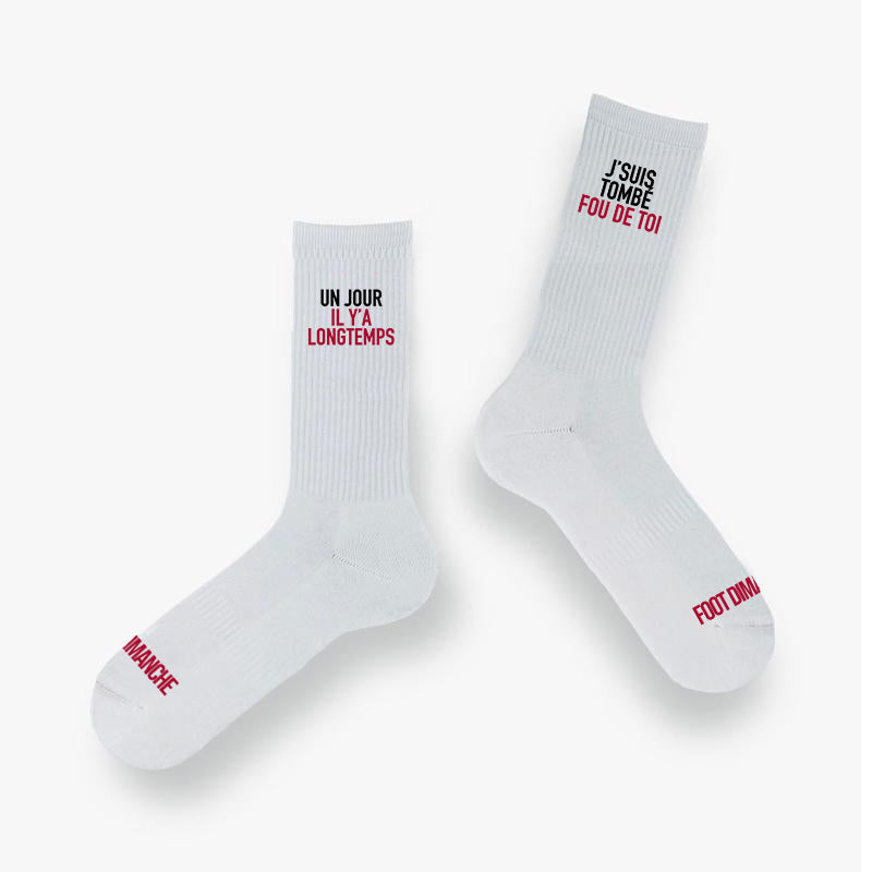 Chaussettes Un jour il y'a longtemps Rennes - Foot Dimanche