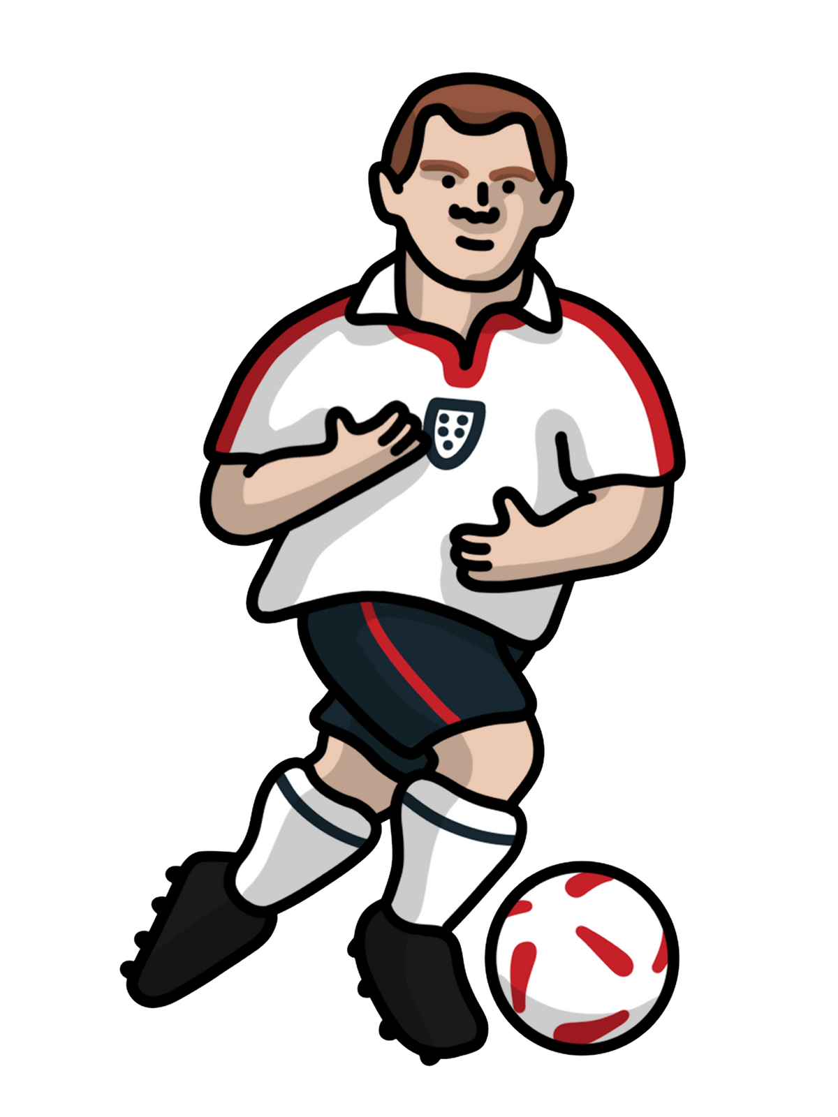 Pack 5 Chaussettes Angleterre - Foot Dimanche x Clément Striano