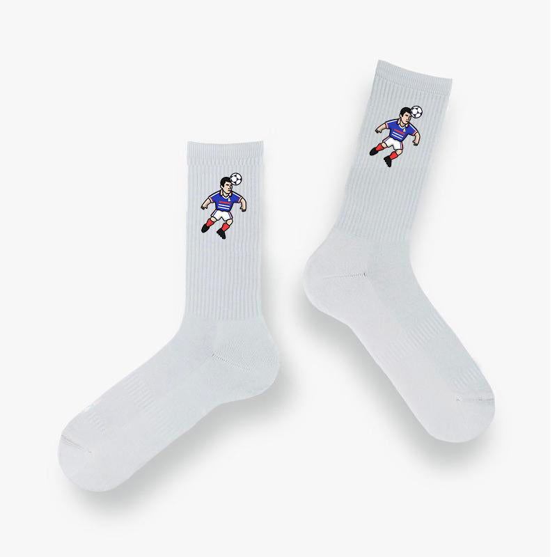 Chaussettes Zidane France - Foot Dimanche x Clément Striano