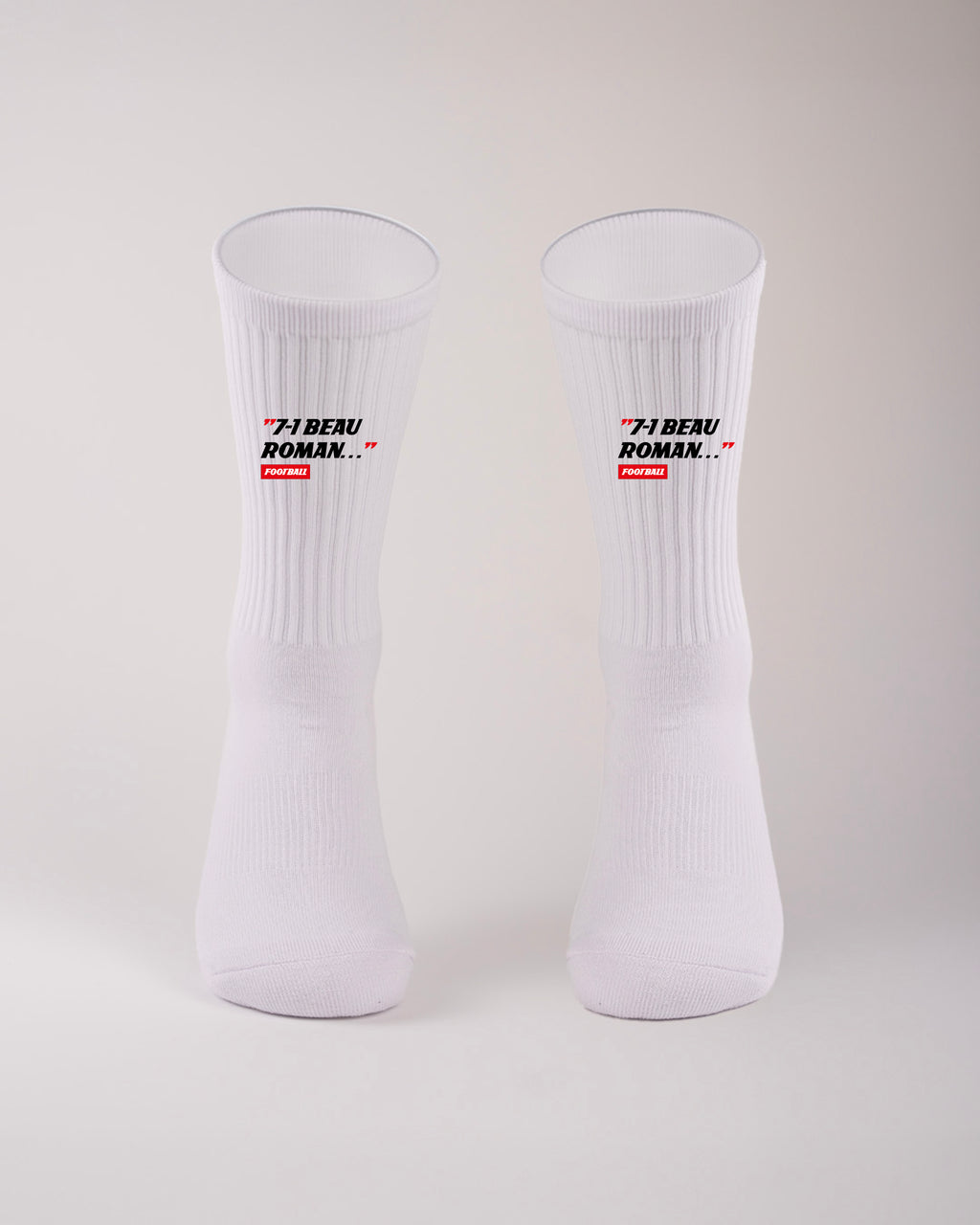 Chaussettes 7-1 Beau Roman - L'Equipe x Foot Dimanche