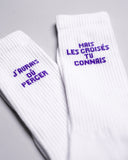 Chaussettes Foot les croisés tu connais - So Foot x Foot Dimanche