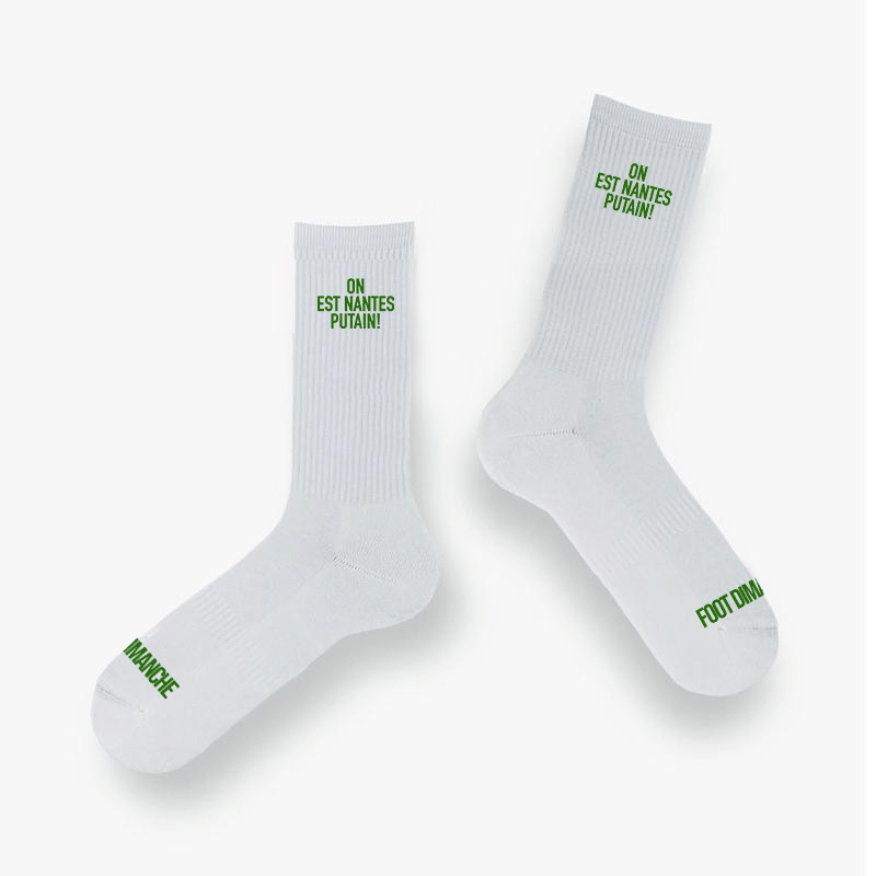 Chaussettes On est Nantes putain ! - Foot Dimanche