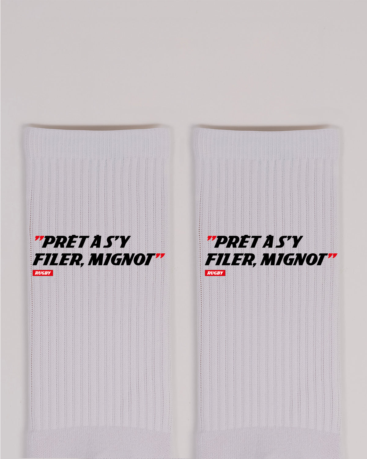 Chaussettes Prêt à s'y filer, Mignot - L'Equipe x Foot Dimanche